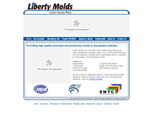 Tablet Screenshot of libertymolds.com